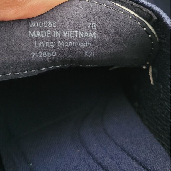 Cole Haan 2. Zerogrand Women's Navy Knit Loafer Sneakers Size 7 Wingtip Casual - Picture 7 of 8